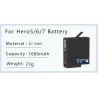 1680mAh li-ion battery - with charger - for GoPro Hero 5 / 6 / 7Battery & Chargers