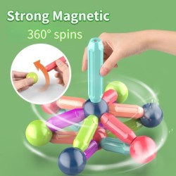 Magnetic building blocks - sticks - balls - big size - educational toyConstruction