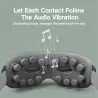 4D smart eye massager - music - rhythm - vibration - relax - acupressure - relieve fatigue / dark eye circlesMassage