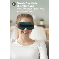 4D smart eye massager - music - rhythm - vibration - relax - acupressure - relieve fatigue / dark eye circlesMassage