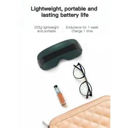 4D smart eye massager - music - rhythm - vibration - relax - acupressure - relieve fatigue / dark eye circlesMassage