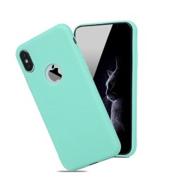 Soft silicone cover case - Candy Pudding - for iPhone - turquoiseCase & Protection