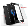 Luxury 360 full cover - with tempered glass screen protector - for iPhone - redProtection
