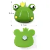Decorative fridge magnets - green frogs - 6 piecesFridge magnets