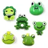 Decorative fridge magnets - green frogs - 6 piecesFridge magnets