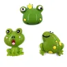 Resin fridge magnets - green frogs - yellow bees - 6 piecesFridge magnets