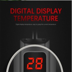 Aquarium submersible heater - LCD display - adjustable - constant temperature controlAquarium