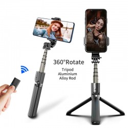 Selfie stick tripod - with remote - extendable - foldable monopod - Wireless / BluetoothTripod