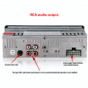 Bluetooth car radio - din 1 - 12V FM MP3 USB SD AUX stereo audioDin 1