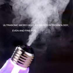 Bulb shaped air humidifier - ultrasonic diffuser - LED - 400mlHumidifiers
