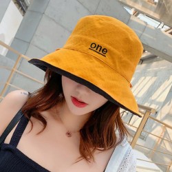 Double-sided sun hat - bucket style - ONE letteringHats & Caps