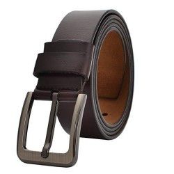 Genuine leather belt - metal buckle - large sizesBelts
