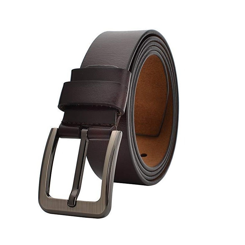 Genuine leather belt - metal buckle - large sizesBelts