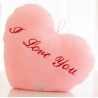 Heart shaped cushion z - I LOVE YOU - LED lightsCuddly toys