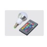 LED RGB magic bulb - 16 changing colors - with IR remote control - E27 - 5W - 7WE27