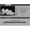 Fashionable leather belt - with holes / rhinestones - metal buckleBelts