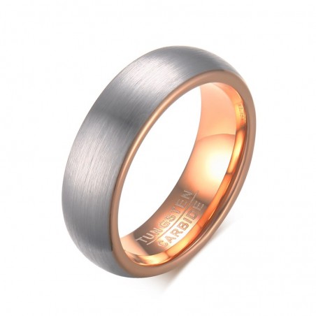 Tungsten carbide ring - rose goldRings