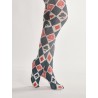 Halloween tights - playing cards print - greyLingerie