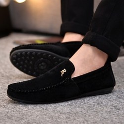 Elegant slip on loafers - blackShoes