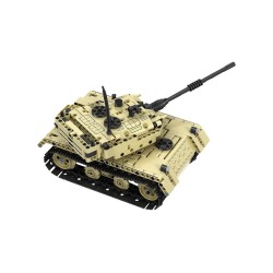 Military electric tank - remote control - building blocks - RC toy - 759 piecesRC Toys