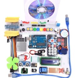 Super starter kit - with WiFi module - 130 motor - HC-SR501 - 1602 - relay - HC-sr04 - RGB module - for ARDUINO UNO R3Arduino
