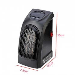 Electric mini heater - hot air - portable - with wall plugElectronics