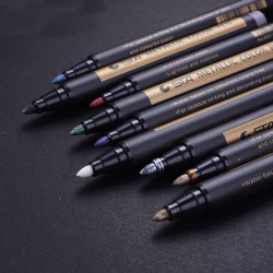 Metallic markers - permanent pens - 10 piecesPens & Pencils