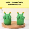 Popping eye - green worm - squeeze toy - stress relief toyToys