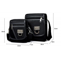 Trendy shoulder bag - with flap / zippers / pocketsBags