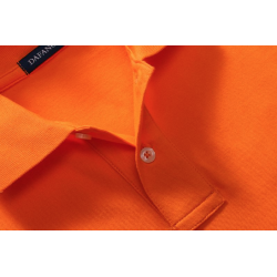 Short sleeve polo t-shirt - collar with buttons - cottonT-shirts