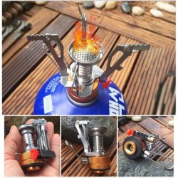 Mini foldable gas stove - camping burnerSurvival tools