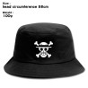 Canvas hat - bucket style - black - with skull printHats & Caps