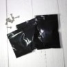 Reclosable plastic bags - pouches - heat sealing - black - 8 * 12 cm - 100 piecesStorage Bags