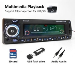1 Din car radio - DAB plus - remote - Bluetooth - handsfree - ISO - TF - USB - AuxDin 1