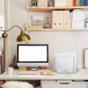 Dual slot laptop holder - aluminum stand - adjustableStands