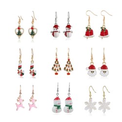 Christmas earrings - Santa - snowflake - Christmas treeEarrings