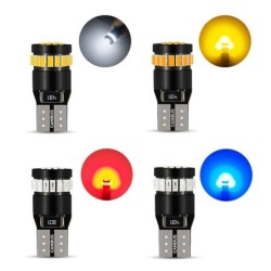 LED car bulb light - W5W - T10 - Canbus - 12V - 10 piecesT10