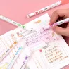 Roller pens - artistic highlighters - with patterns - stars - lines - clouds - hearts - 6 piecesPens & Pencils