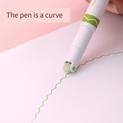 Artistic pen - curved lines marker - roller pen with patterns - 6 piecesPens & Pencils