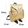 Waterproof leather backpack - with owl patternBackpacks