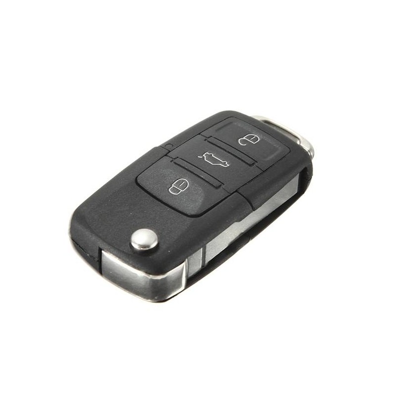 Flip remote key case - key shell - 3 buttons - for Volkswagen Golf Passat Polo Jetta TouranKeys