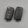 Flip remote key case - key shell - 3 buttons - for Volkswagen Golf Passat Polo Jetta TouranKeys
