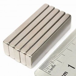 N52 - neodymium magnet - strong block - 40 * 10 * 4mm - 5 piecesN52