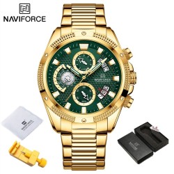 NAVIFORCE - luxury sports watch - Quartz - waterproof - stainless steelWatches