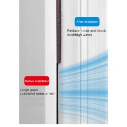 5M - foam self adhesive sealing strip - soundproof - waterproof - doors / windows insulationAdhesives & Tapes