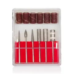 Electric nail drill - nail file - engraving machine - with drill bits - EU plugNail drills