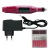 Electric nail drill - nail file - engraving machine - with drill bits - EU plugNail drills