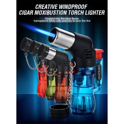 Mini butane lighter - jet flame - windproof - with capLighters