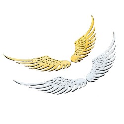 3D metal wings - car / motorcycle sticker - 2 piecesStickers