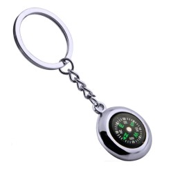 Mini pocket compass - with keychainKeyrings